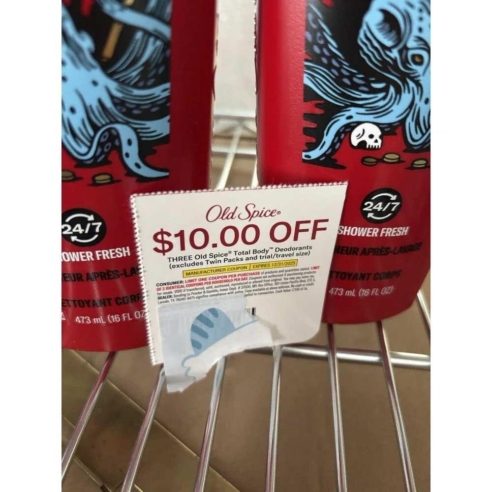NEW Old Spice Men's Krakengard 2-in-1 Shampoo/Conditioner 13.5/oz (Pack of 2)